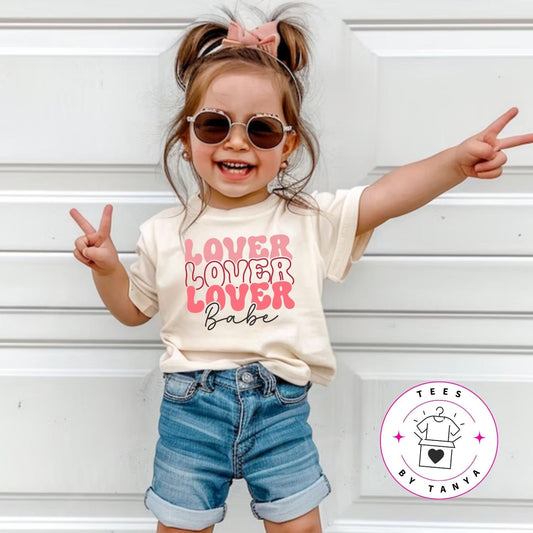 Lover Babe Kids Valentine's Shirt