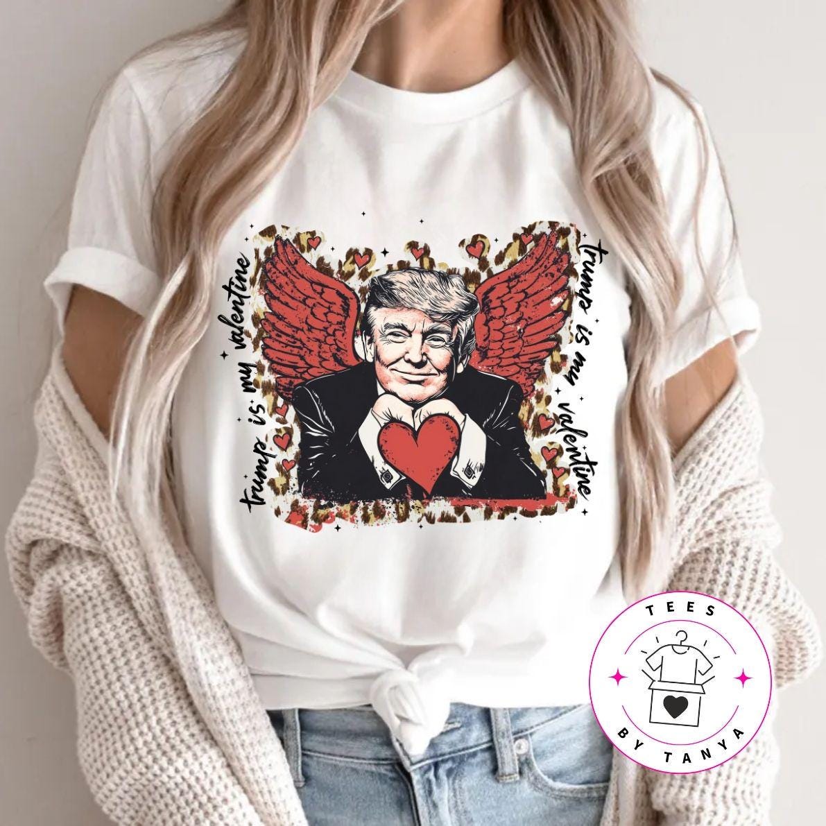 Trump Cupid Valentine's Graphic Shirt