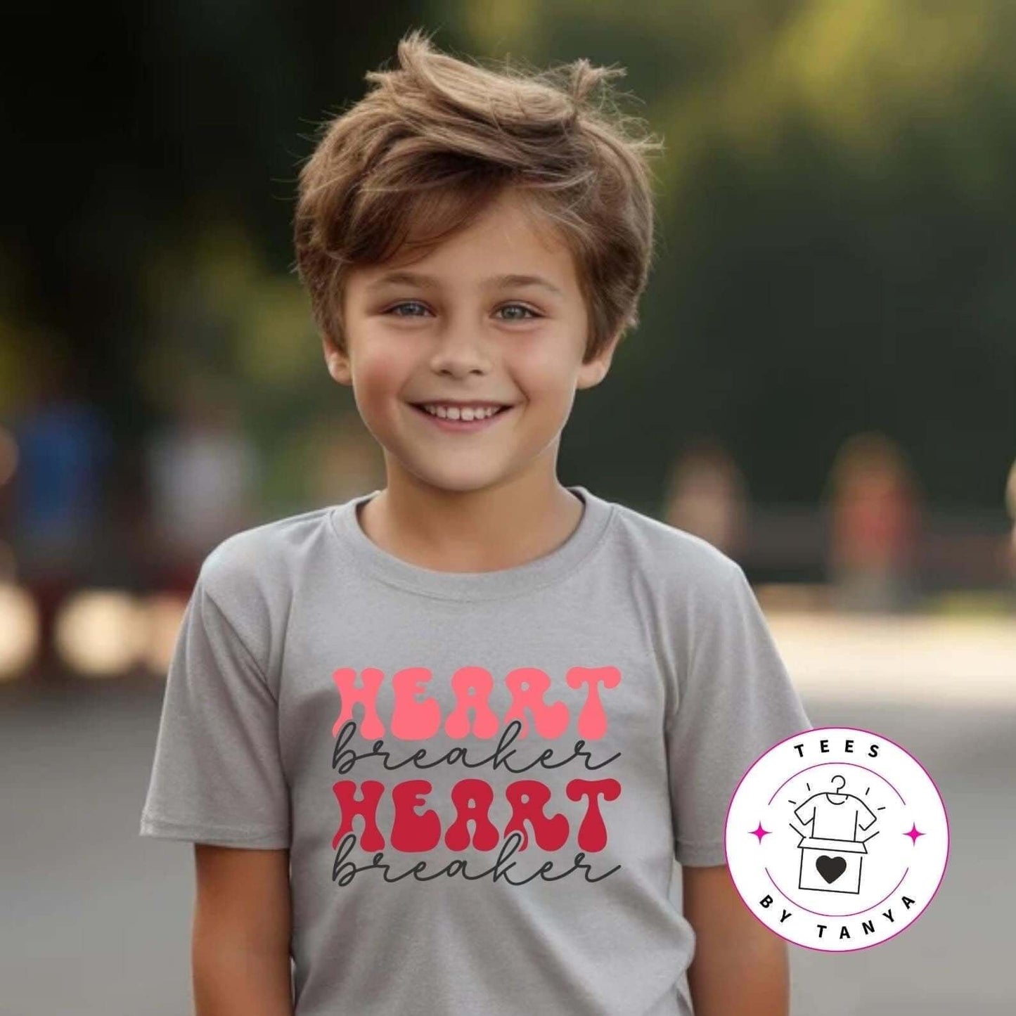 Heart Breaker Valentine’s Day T-Shirt for Kids