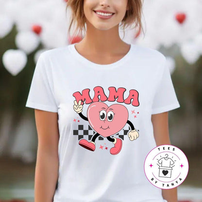 MAMA Heart Graphic T-Shirt