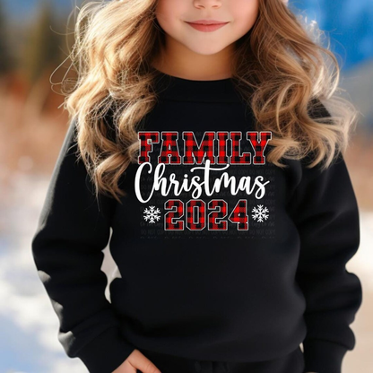 Youth - Family Christmas 2024 Kids Shirts