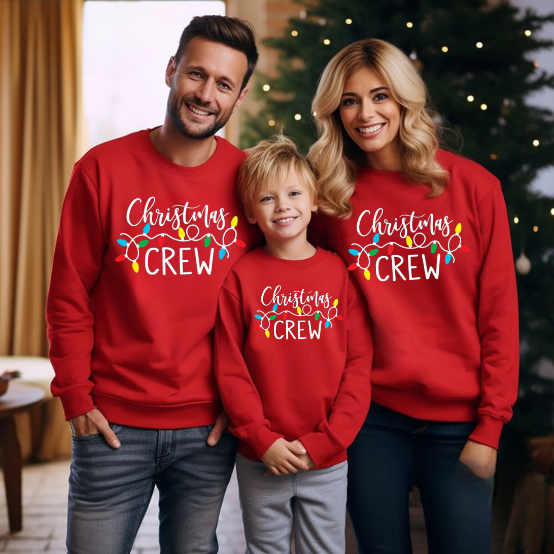 Adult Christmas Crew Matching Shirt