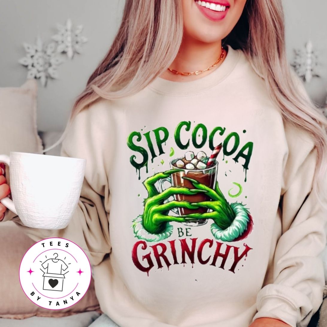 Sip Cocoa Be Grinchy Shirt