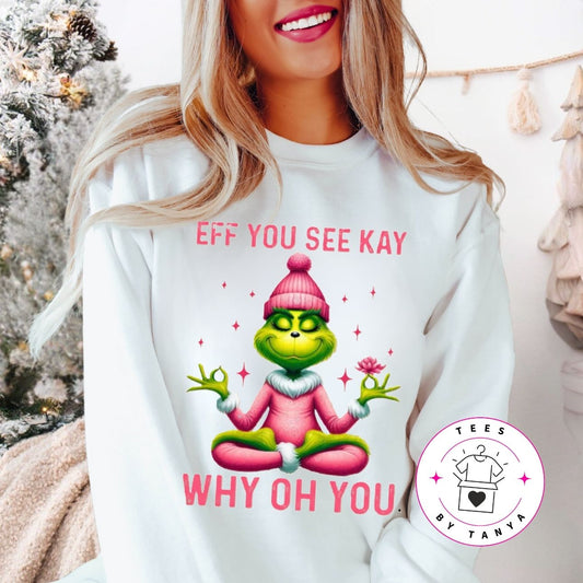 Grinch Yoga Shirt