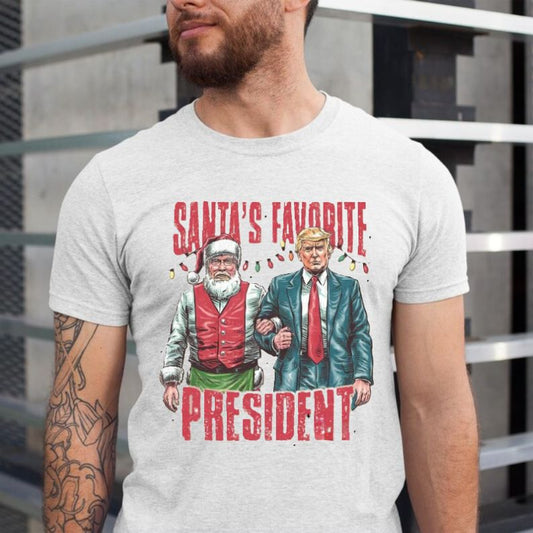 Santa's Favorite President Trump Christmas Shirt