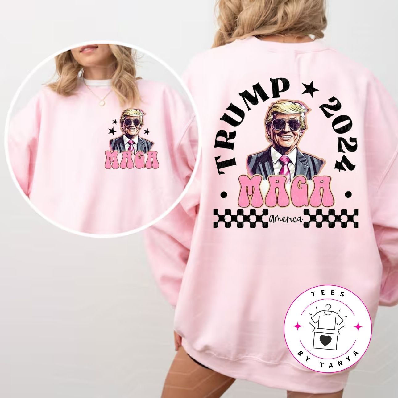 Adult Trump 2024 MAGA Matching Shirt