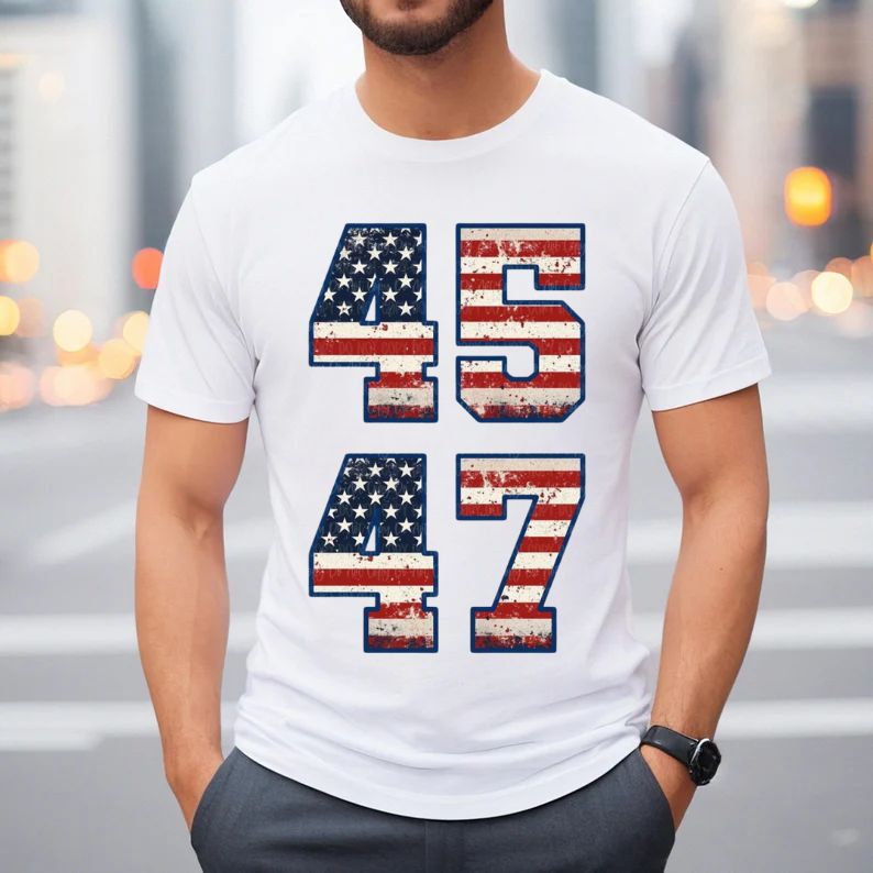 45 47 USA Flag Graphic Shirt