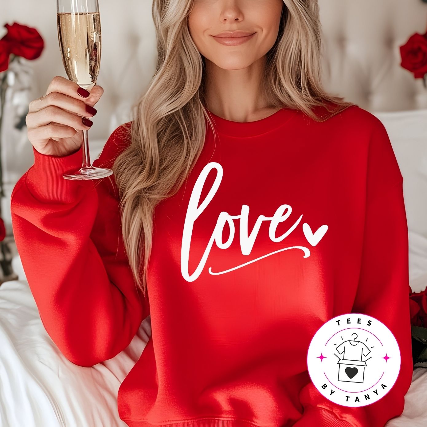 Love Shirt with Heart Graphic Shirt