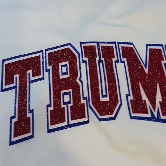 Real Glitter Trump T-Shirt / Crewneck / Hoodie - Patriotic Sparkle!