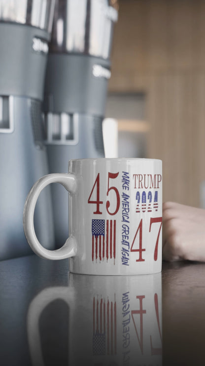 45 47 Trump Make America Great Again Mug